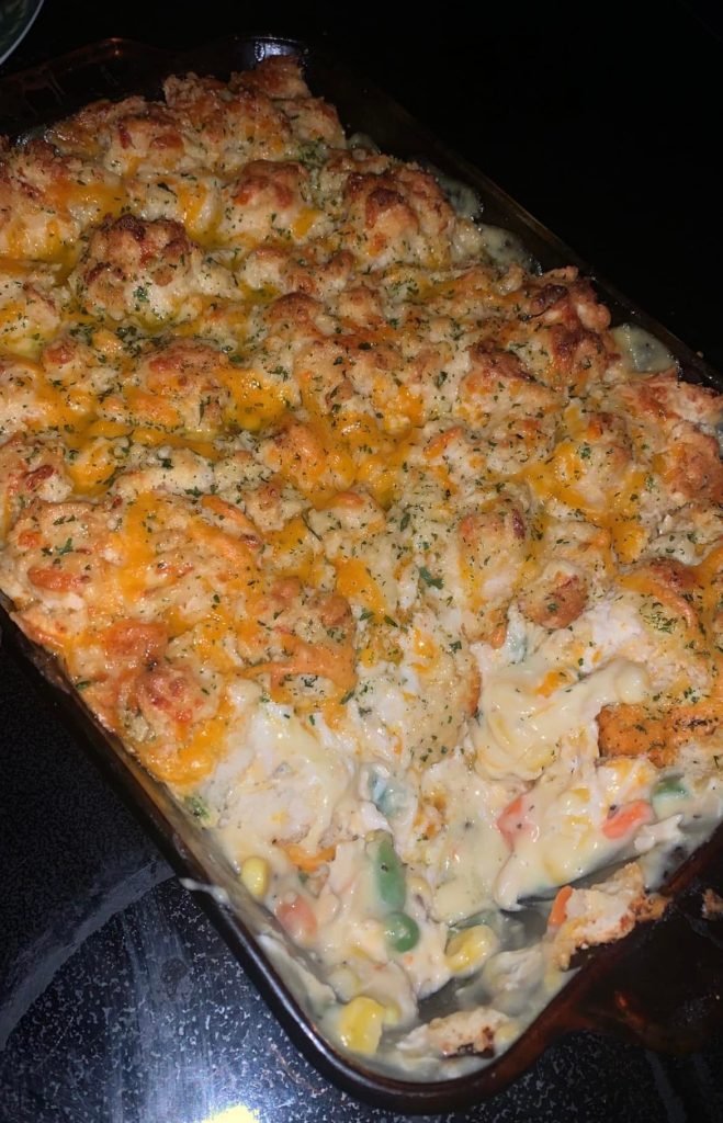 Cheddar Bay Chicken Pot Pie Bake